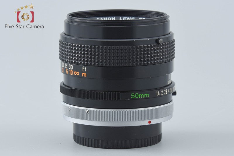CANONーFTb＋FD50mm 1：1.4【きれいな作動品中古】 中古】Canon キヤノン FD 50mm f/1.4 S.S.C. – Five Star Camera
