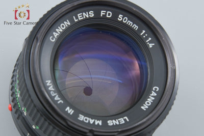 【中古】Canon キヤノン New FD 50mm f/1.4