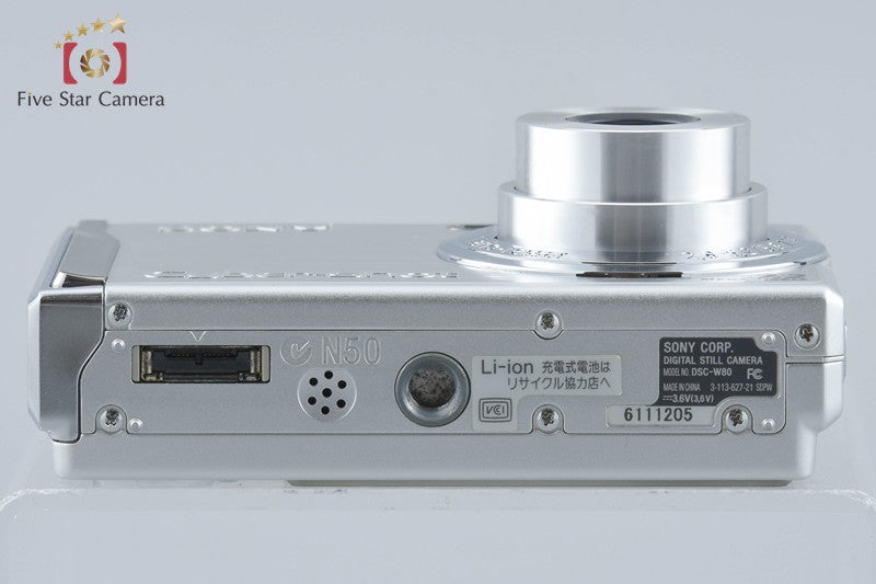 中古】SONY ソニー Cyber-shot DSC-W80 シルバー コンパクトデジタル