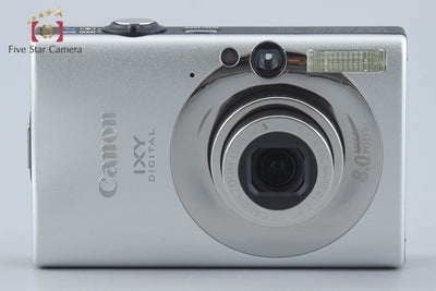 【中古】Canon キヤノン IXY Digital 20 IS シルバー コンパクトデジタルカメラ 元箱付き