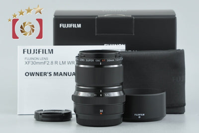 【中古】FUJIFILM 富士フイルム XF 30mm f/2.8 R LM WR MACRO 元箱付き