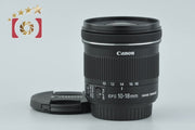 【中古】Canon キヤノン EF-S 10-18mm f/4.5-5.6 IS STM
