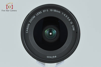 【中古】Canon キヤノン EF-S 10-18mm f/4.5-5.6 IS STM
