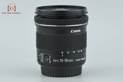 【中古】Canon キヤノン EF-S 10-18mm f/4.5-5.6 IS STM