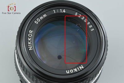 【中古】Nikon ニコン Ai-S NIKKOR 50mm f/1.4