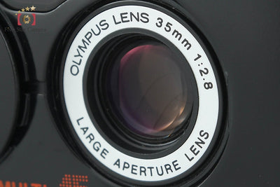 【中古】OLYMPUS オリンパス μ[mju:]-II ミューII ブラック コンパクトフィルムカメラ