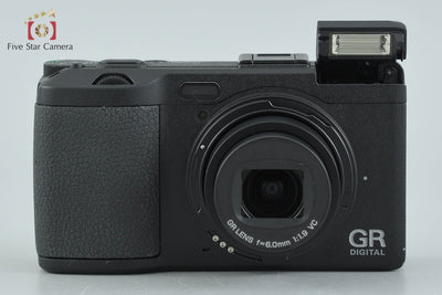 【中古】RICOH リコー GR DIGITAL IV ブラック コンパクトデジタルカメラ シャッター回数僅少 元箱付き
