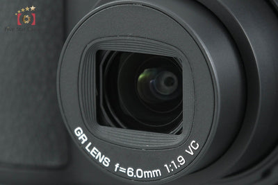 【中古】RICOH リコー GR DIGITAL IV ブラック コンパクトデジタルカメラ シャッター回数僅少 元箱付き
