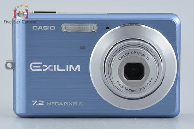 【中古】Casio EXILIM EX-Z77 ブルー コンパクトデジタルカメラ