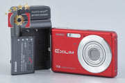 【中古】Casio EXILIM EX-Z77 レッド コンパクトデジタルカメラ
