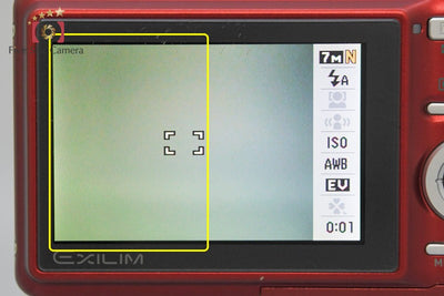 【中古】Casio EXILIM EX-Z77 レッド コンパクトデジタルカメラ
