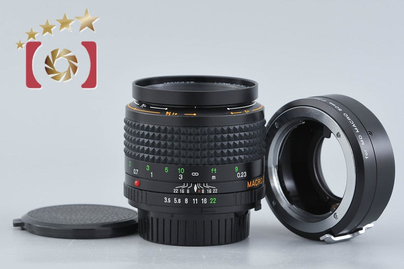 【中古】MINOLTA ミノルタ MD MACRO ROKKOR 50mm f/3.5