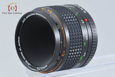 【中古】MINOLTA ミノルタ MD MACRO ROKKOR 50mm f/3.5