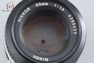 【中古】Nikon ニコン Ai NIKKOR 50mm f/1.4