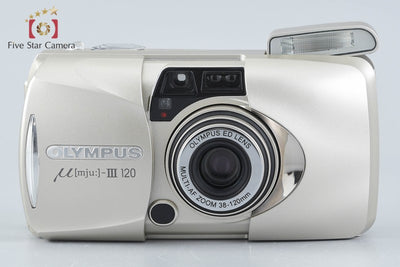【中古】OLYMPUS オリンパス μ[mju:]-III 120 ミュー コンパクトフィルムカメラ
