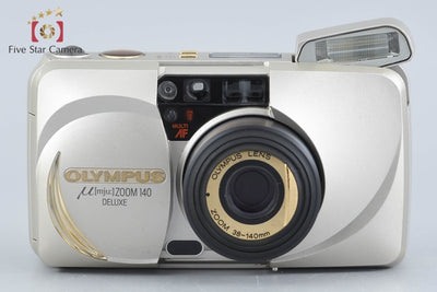 【中古】OLYMPUS オリンパス μ[mju:] ZOOM 140 DELUXE コンパクトフィルムカメラ