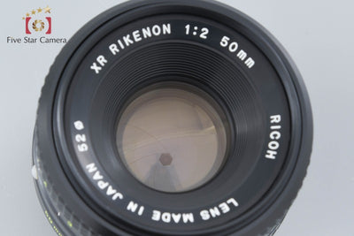 【中古】RICOH リコー XR RIKENON 50mm f/2 ペンタックスKマウント