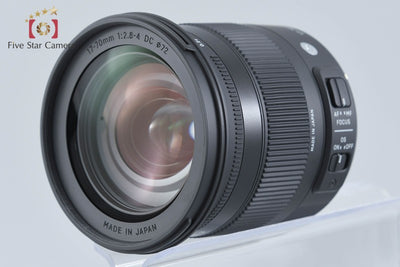 【中古】SIGMA シグマ 17-70mm f/2.8-4 DC MACRO OS HSM Contemporary キヤノン用