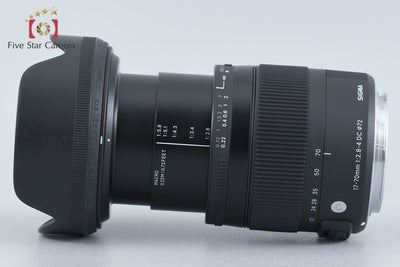 【中古】SIGMA シグマ 17-70mm f/2.8-4 DC MACRO OS HSM Contemporary キヤノン用