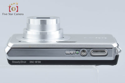【中古】SONY ソニー Cyber-shot DSC-W190 シルバー コンパクトデジタルカメラ