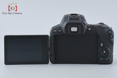 【中古】Canon キヤノン EOS Kiss X9 ダブルズームキット ブラック シャッター回数僅少