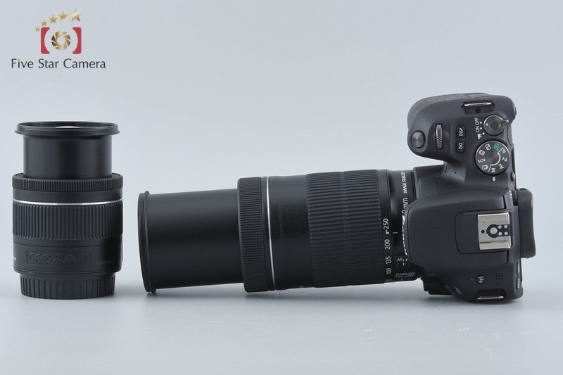 中古】Canon キヤノン EOS Kiss X9 ダブルズームキット ブラック