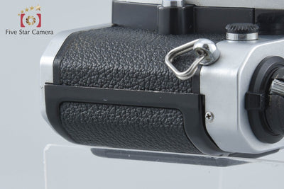 【中古】Nikon ニコン ニュー FM2 後期 シルバー + MF-16 データバック 2026.6月 オーバーホール済み
