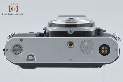 【中古】Nikon ニコン ニュー FM2 後期 シルバー + MF-16 データバック 2026.6月 オーバーホール済み