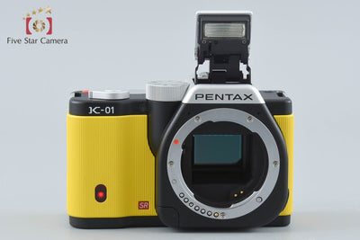 【中古】PENTAX ペンタックス K-01 ブラック x イエロー ミラーレス一眼カメラ シャッター回数僅少