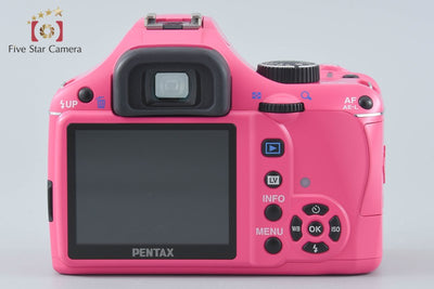 【中古】PENTAX ペンタックス K-x ピンク デジタル一眼レフカメラ シャッター回数僅少