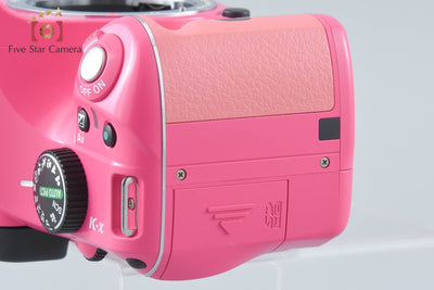 【中古】PENTAX ペンタックス K-x ピンク デジタル一眼レフカメラ シャッター回数僅少
