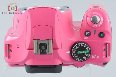 【中古】PENTAX ペンタックス K-x ピンク デジタル一眼レフカメラ シャッター回数僅少
