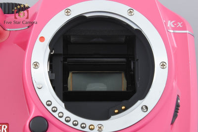 【中古】PENTAX ペンタックス K-x ピンク デジタル一眼レフカメラ シャッター回数僅少