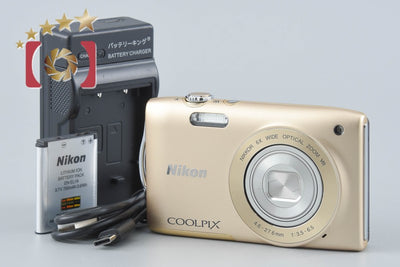 【中古】Nikon ニコン COOLPIX S3300 スイートゴールド コンパクトデジタルカメラ