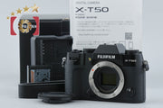 【中古】FUJIFILM 富士フイルム X-T50 ブラック ミラーレス一眼カメラ シャッター回数僅少 元箱付き