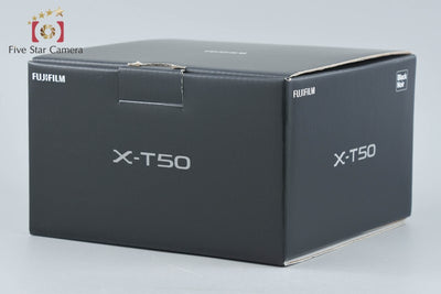 【中古】FUJIFILM 富士フイルム X-T50 ブラック ミラーレス一眼カメラ シャッター回数僅少 元箱付き