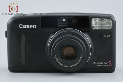 【中古】Canon キヤノン Autoboy S PANORAMA コンパクトフィルムカメラ 元箱付き
