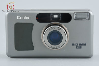 【中古】Konica コニカ BIG mini F シルバー コンパクトフィルムカメラ