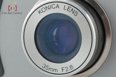 【中古】Konica コニカ BIG mini F シルバー コンパクトフィルムカメラ