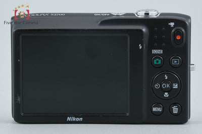 【中古】Nikon ニコン COOLPIX S2700 シルバー コンパクトデジタルカメラ