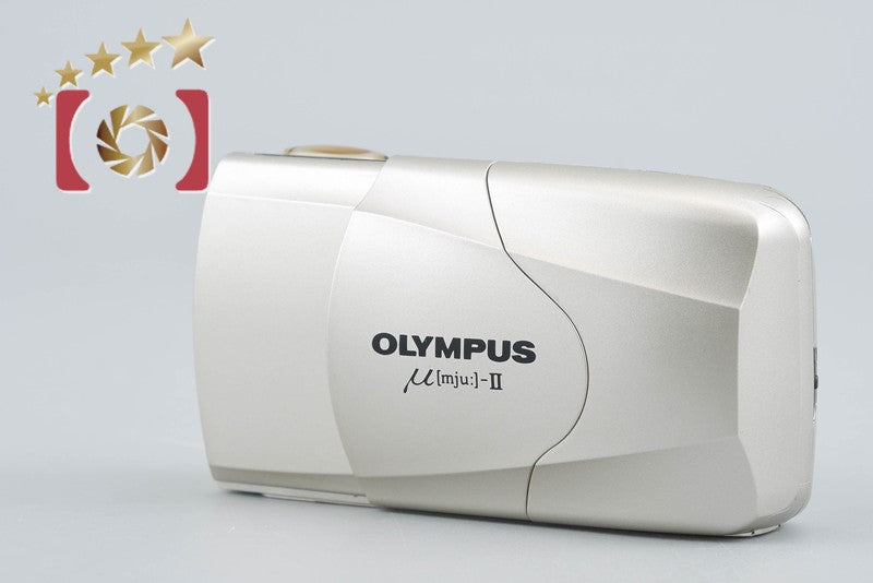 【中古】OLYMPUS オリンパス μ[mju:]-II ミューII コンパクトフィルムカメラ