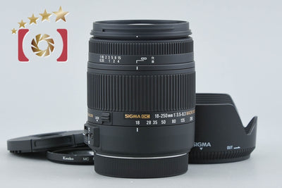 【中古】SIGMA シグマ 18-250mm f/3.5-6.3 DC MACRO OS HSM キヤノン用
