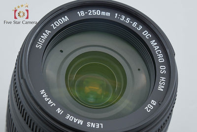 【中古】SIGMA シグマ 18-250mm f/3.5-6.3 DC MACRO OS HSM キヤノン用