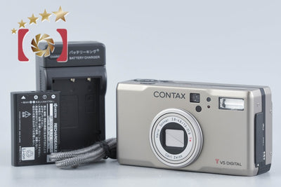 【中古】CONTAX コンタックス Tvs DIGITAL チタン コンパクトデジタルカメラ