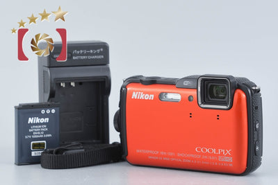 【中古】Nikon ニコン COOLPIX AW120 サンシャインオレンジ コンパクトデジタルカメラ