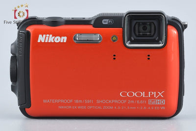 【中古】Nikon ニコン COOLPIX AW120 サンシャインオレンジ コンパクトデジタルカメラ