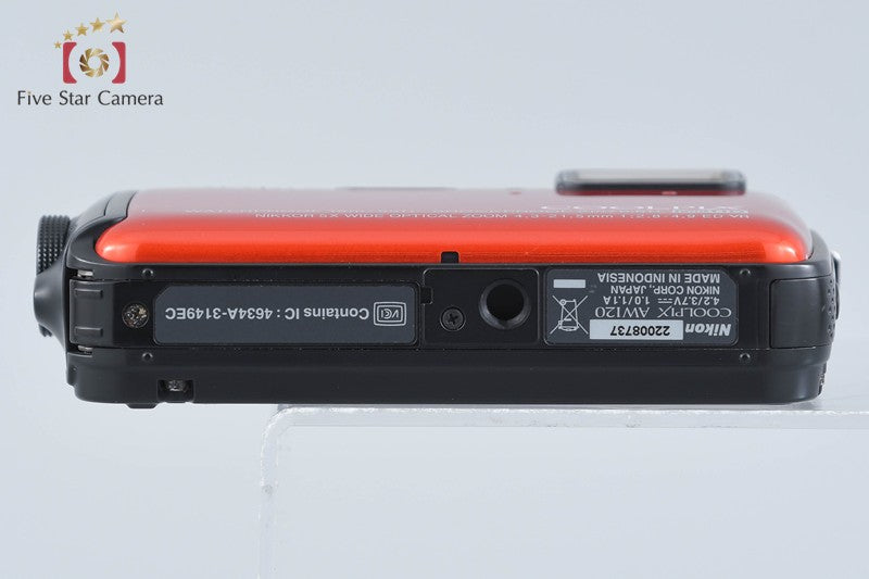 中古】Nikon ニコン COOLPIX AW120 サンシャインオレンジ コンパクト