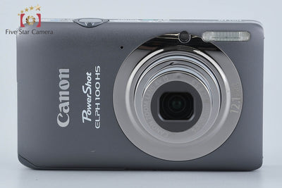 【中古】Canon キヤノン PowerShot ELPH 100 HS グレー コンパクトデジタルカメラ 海外版