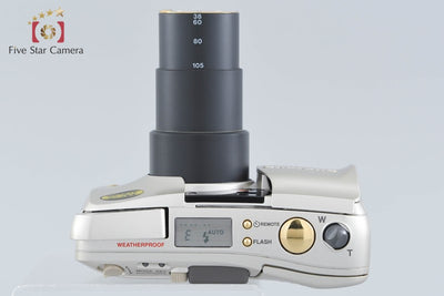 【中古】OLYMPUS オリンパス μ[mju:] ZOOM 105 DELUXE コンパクトフィルムカメラ 元箱付き