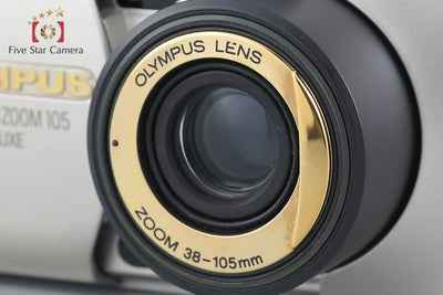 【中古】OLYMPUS オリンパス μ[mju:] ZOOM 105 DELUXE コンパクトフィルムカメラ 元箱付き